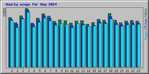 Hourly usage for May 2024